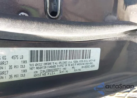 2016 Jeep Compass Sport из США, поврежденный, VIN 1C4NJDBB0GD556711